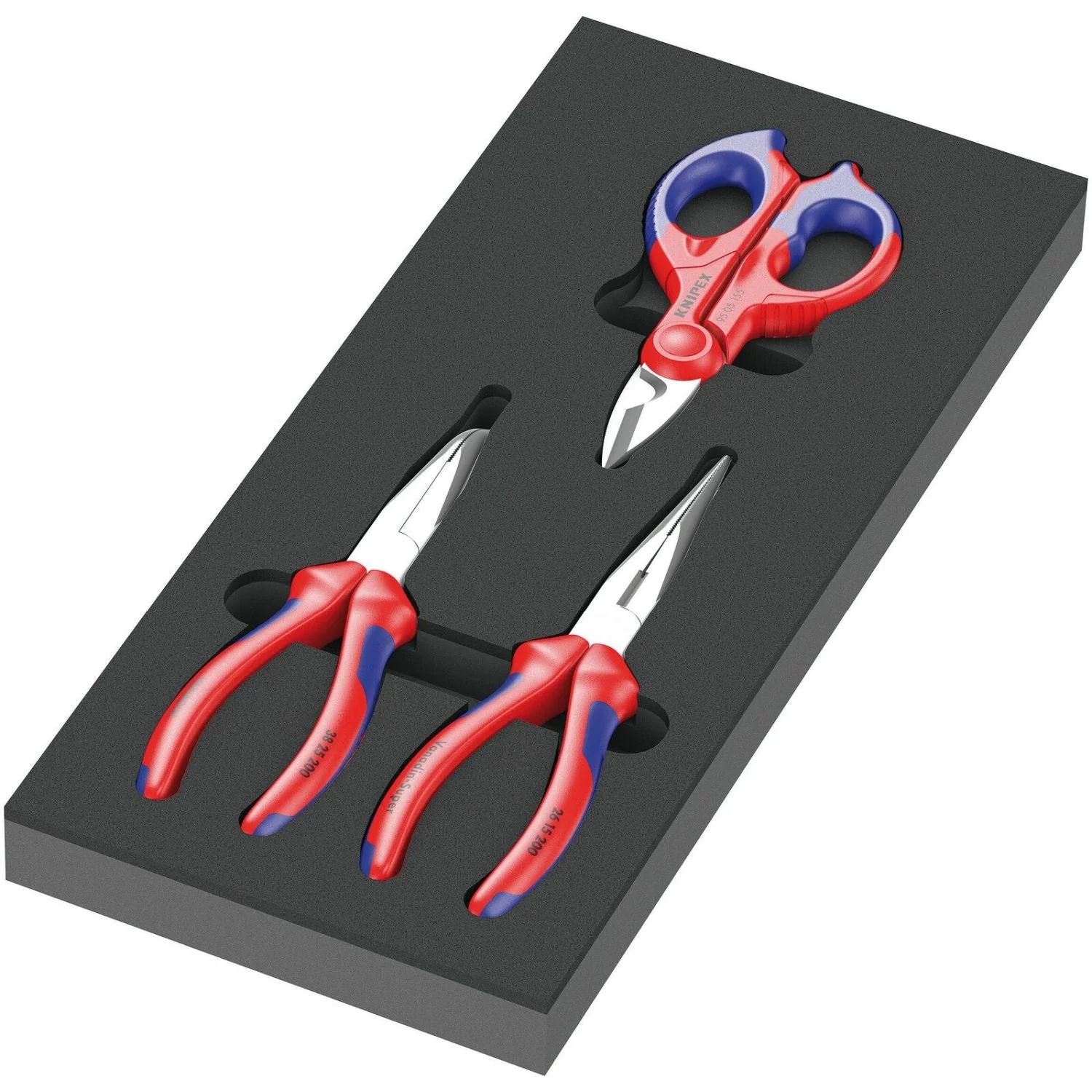 Wera 9781 Foam Insert Knipex Pliers Set 2, 3-Pieces - Image 1