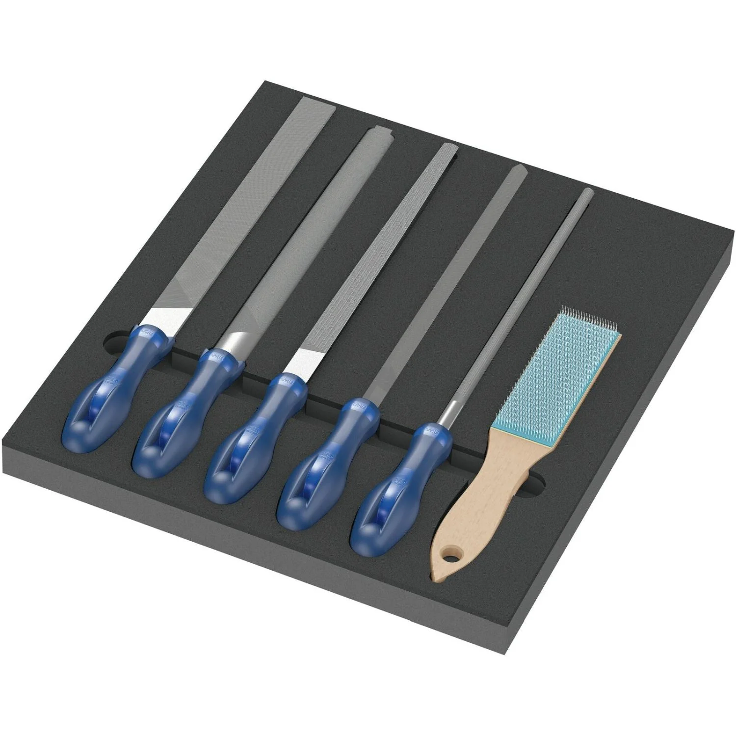 Wera 9783 Foam Insert Pferd File Set 1, 6-Pieces - Image 2