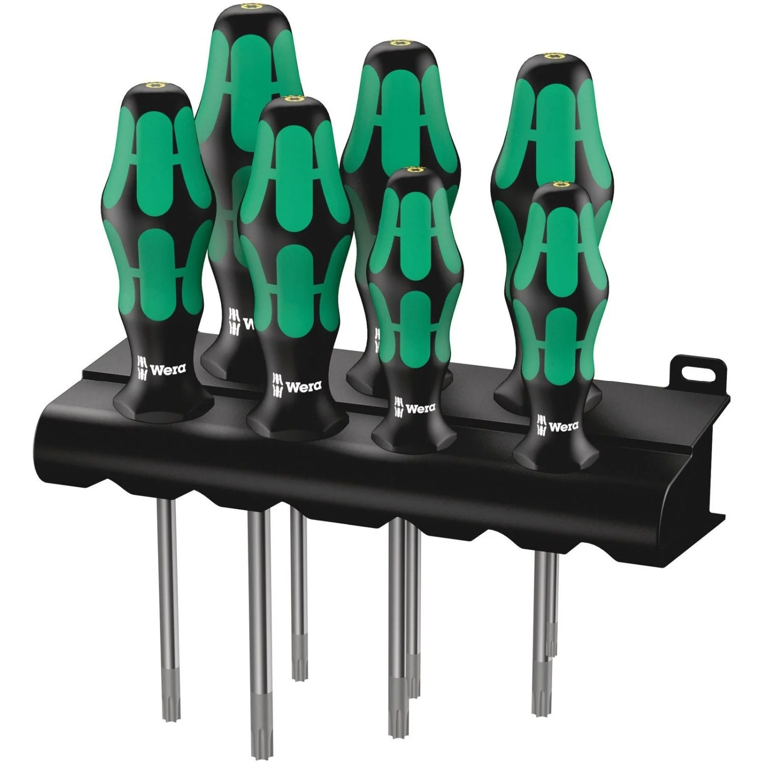 Wera 367/7 Torx Hf Kraftform Plus Screwdriver Set With Holding Function And Rack, 7-Pieces - Image 1