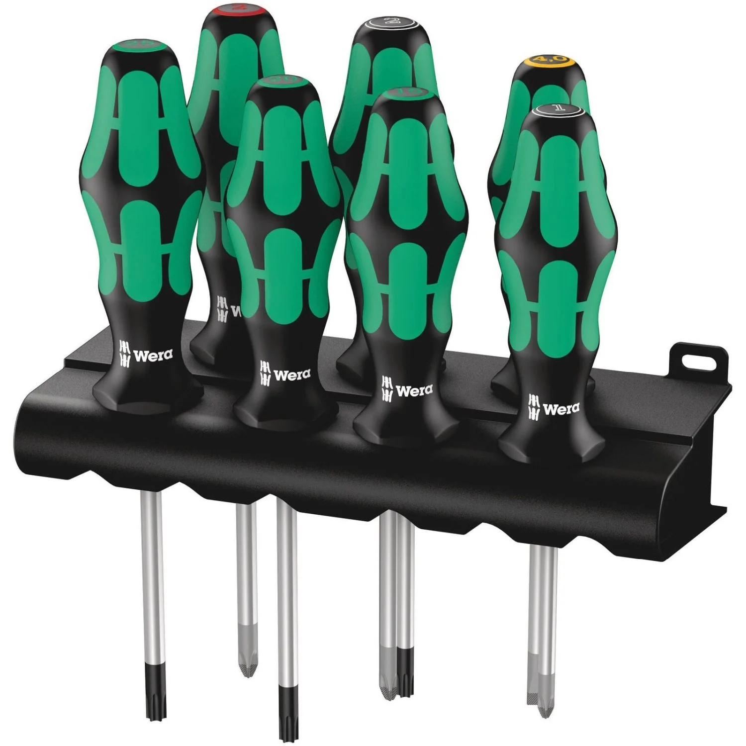 Wera 335/350/367/7 Rack Screwdriver Set Kraftform Plus Lasertip And Rack, 7-Pieces - Image 2