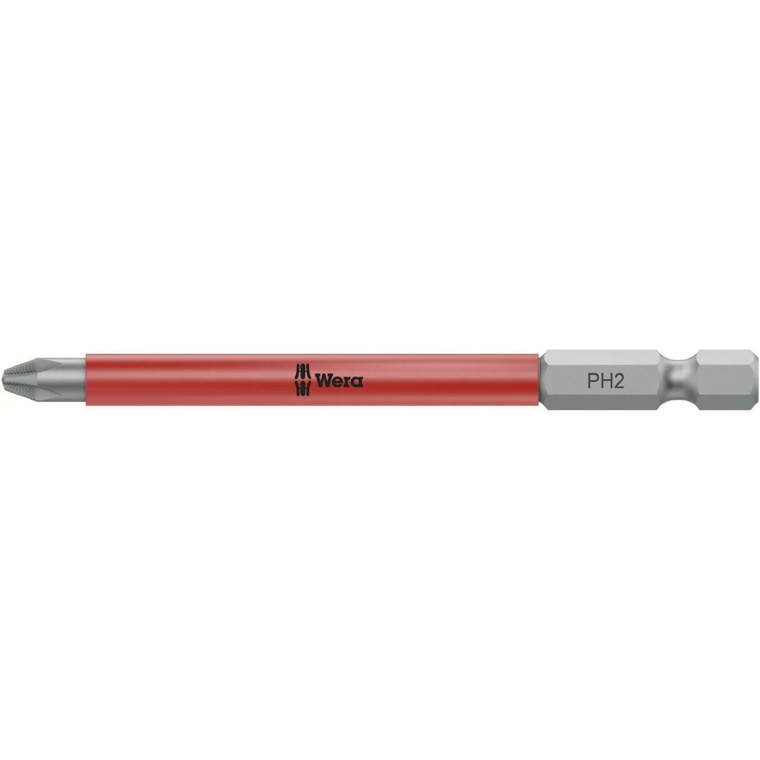Wera 853/4 Acr Sl Bit With Sleeve, Magnetized, Ph 2x90-mm. - Image 1