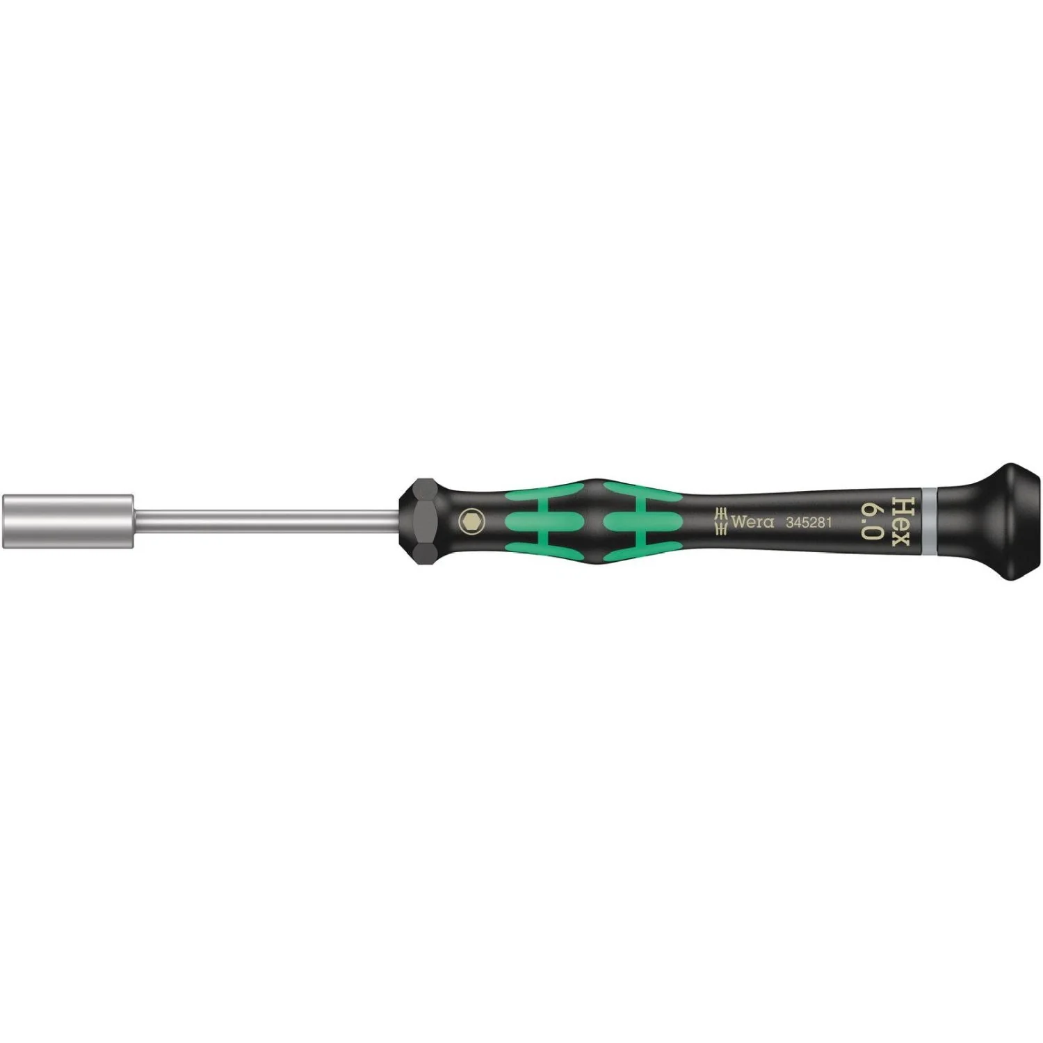 Wera 2069 Nutdriver For Electronic Applications, 6x60-mm. - Image 1