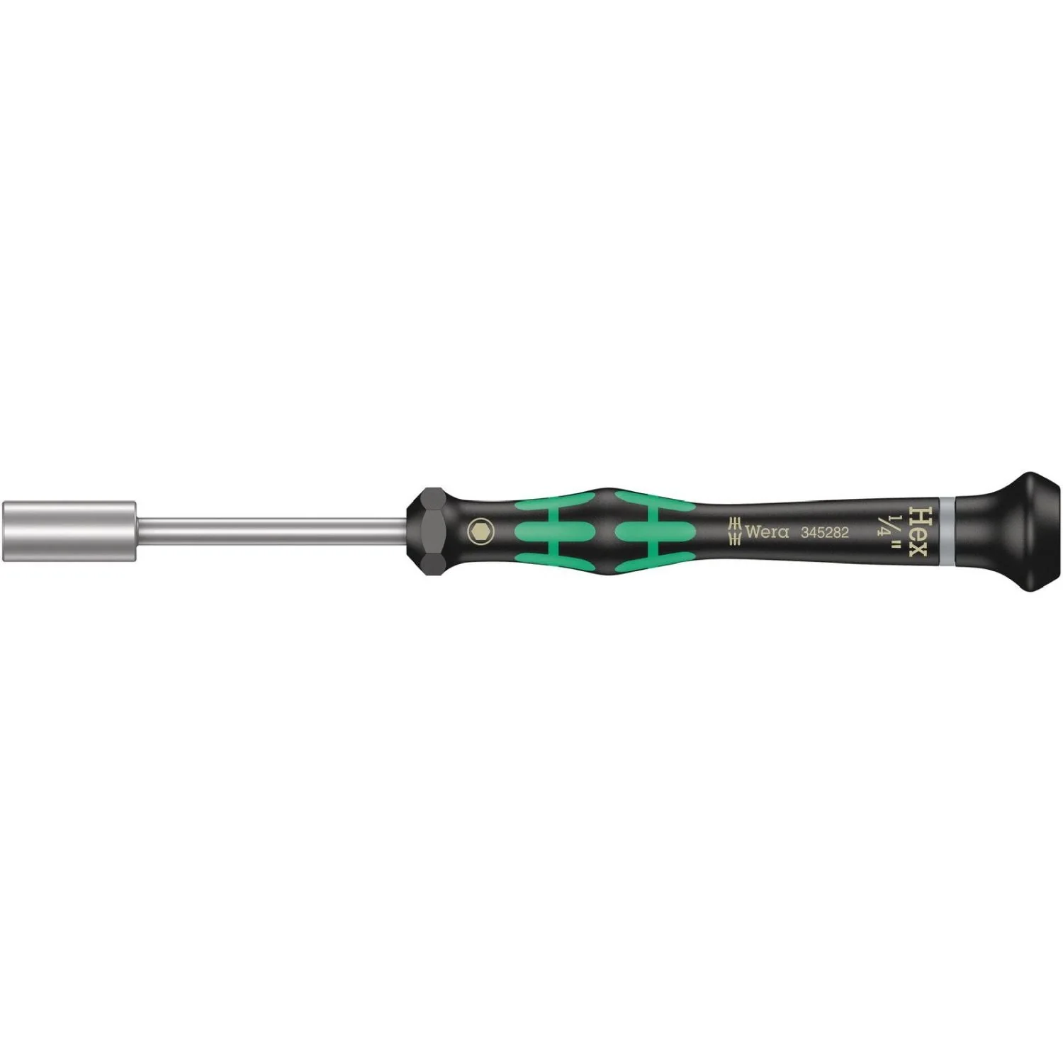Wera 2069 Nutdriver For Electronic Applications, 1/4-in.x60-mm. - Image 1