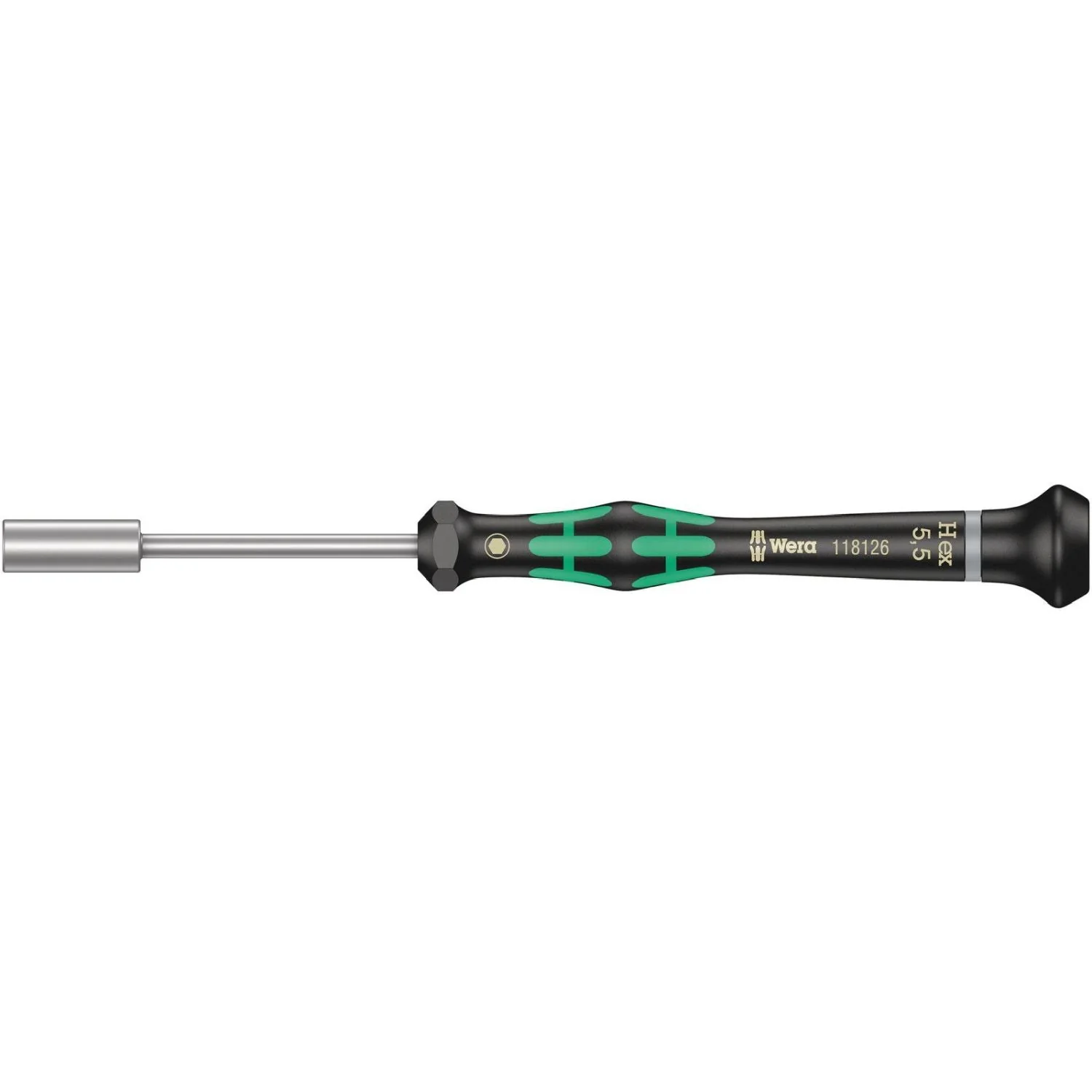 Wera 2069 Nutdriver For Electronic Applications, 1/4-in.x60-mm. - Image 2