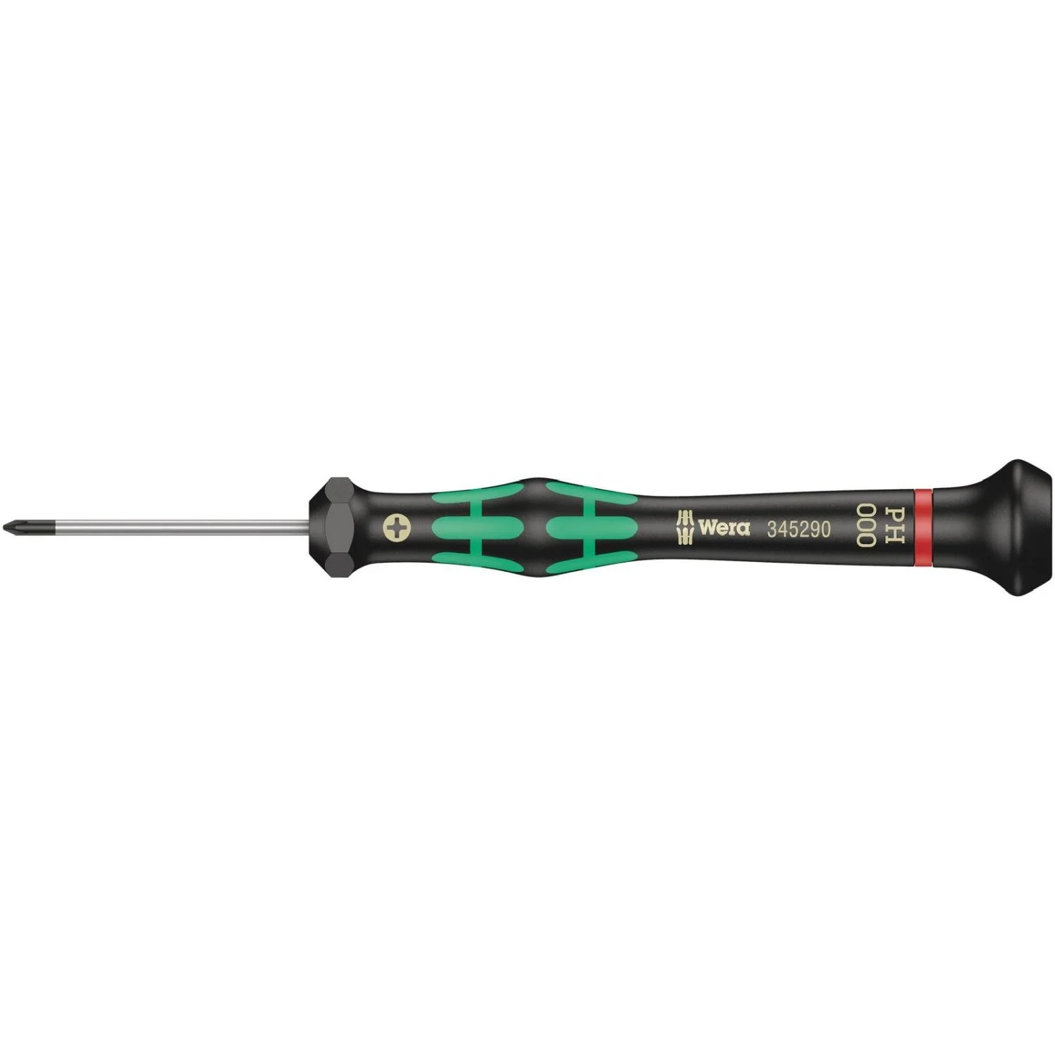 Wera 2050 Ph Screwdriver For Phillips Screws For Electronic Applications, Ph 000x40-mm. - Image 1