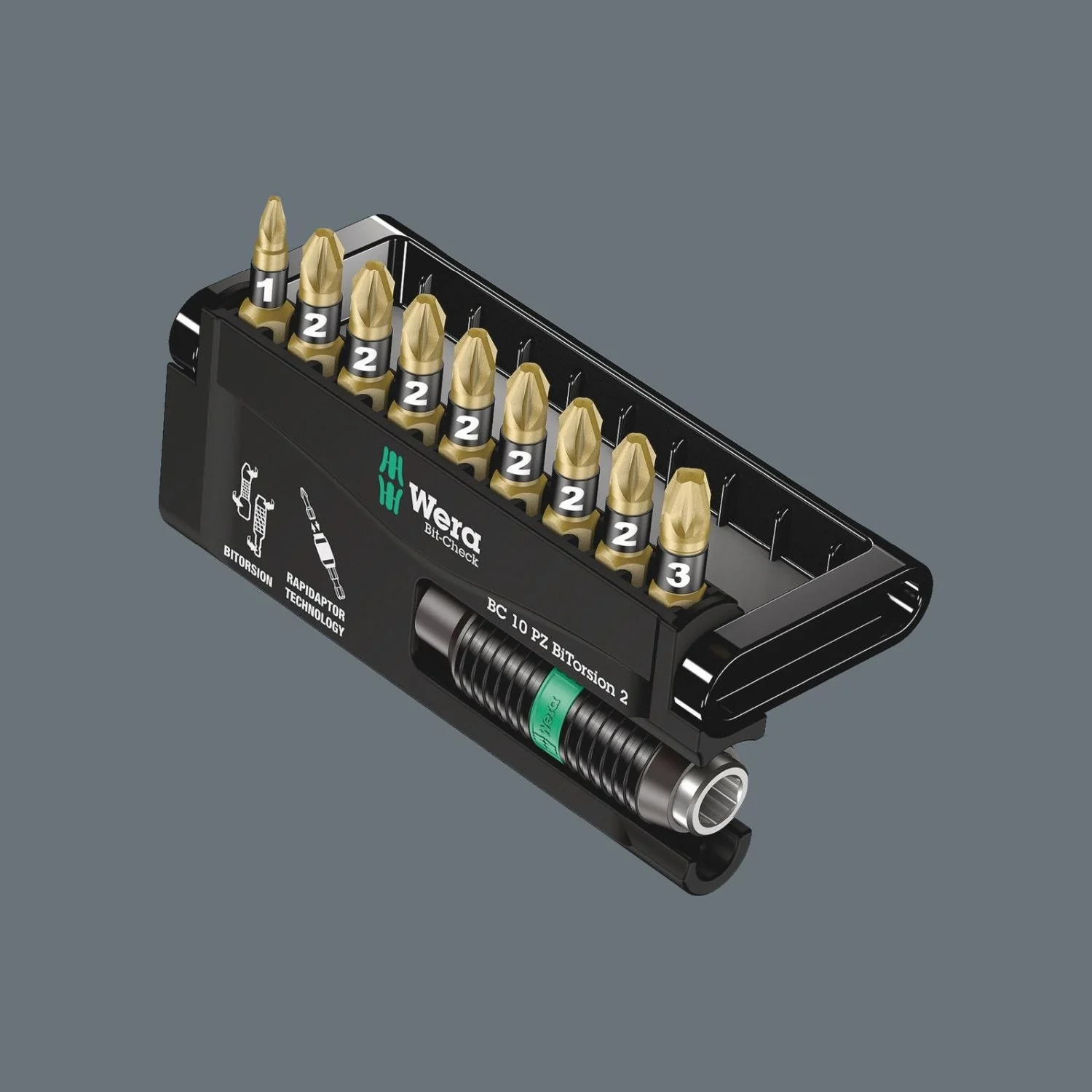 Wera Bit-Check 10 Pz Bitorsion 2, 10-Pieces - Image 3