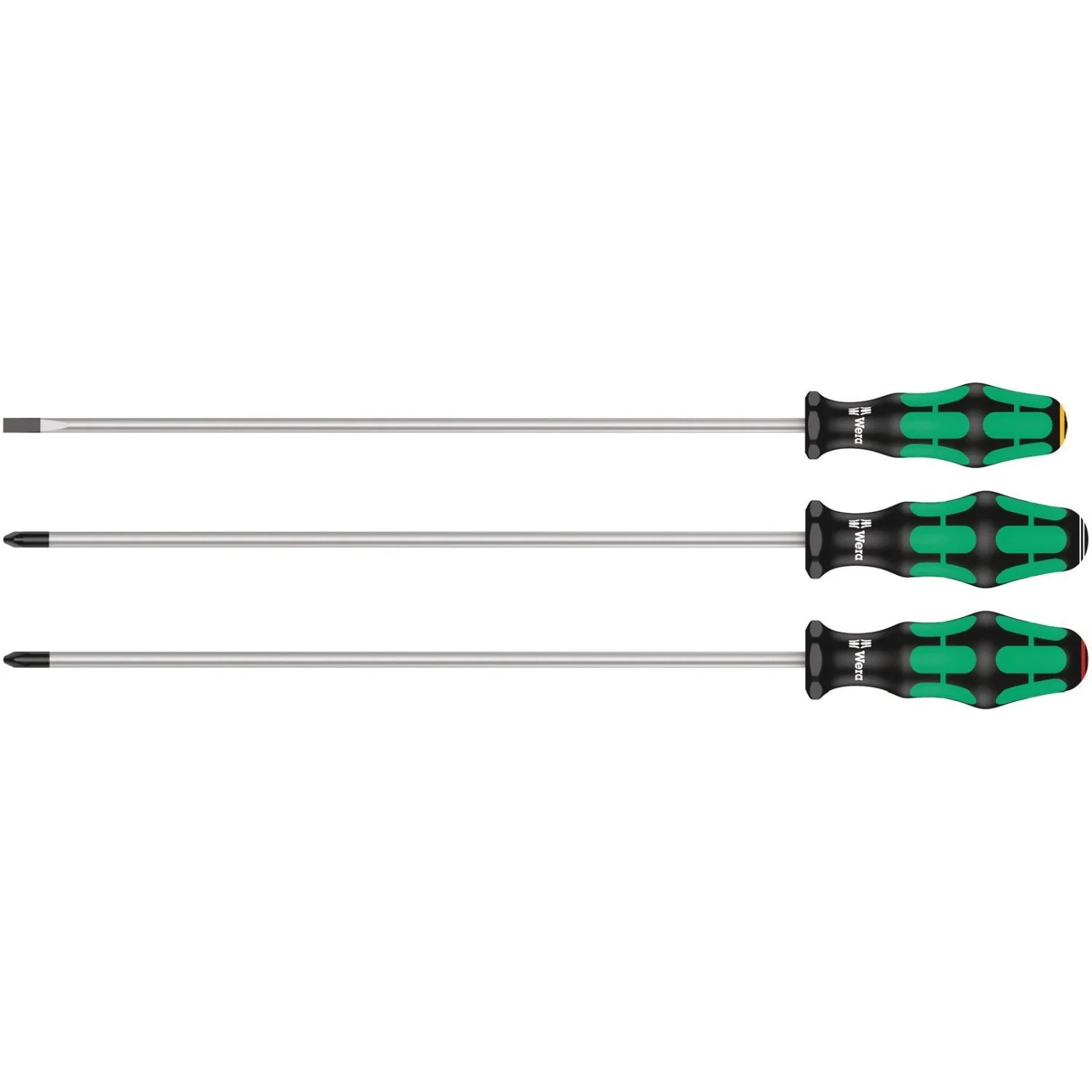 Wera 335/350/355/3 Screwdriver Set Kraftform Plus 300-mm.-Long Blades, 3-Pieces - Image 2