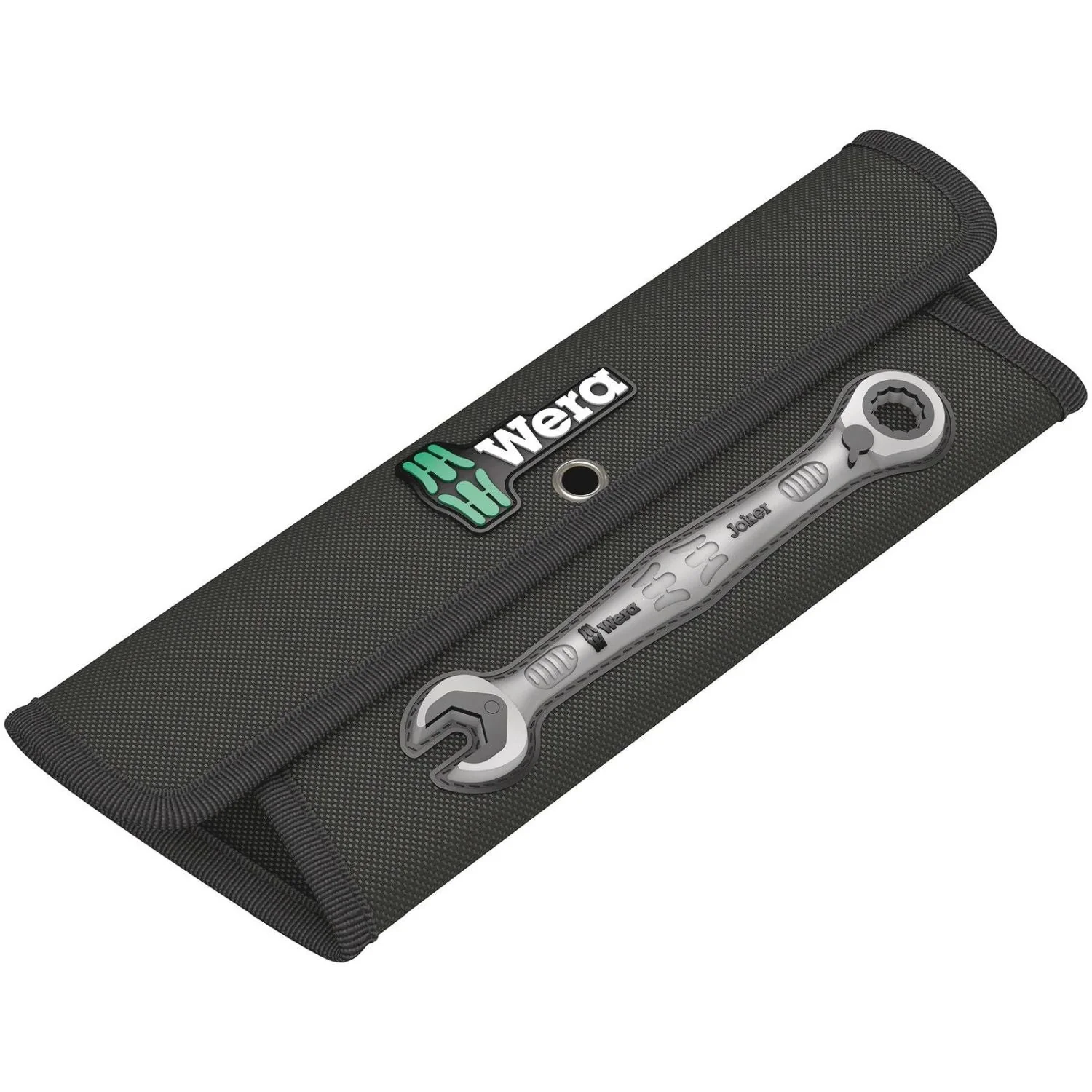 Wera 9453 Pouch 6000 For 4 Joker Ratcheting Combination Wrenches, Empty, 290×100-mm.