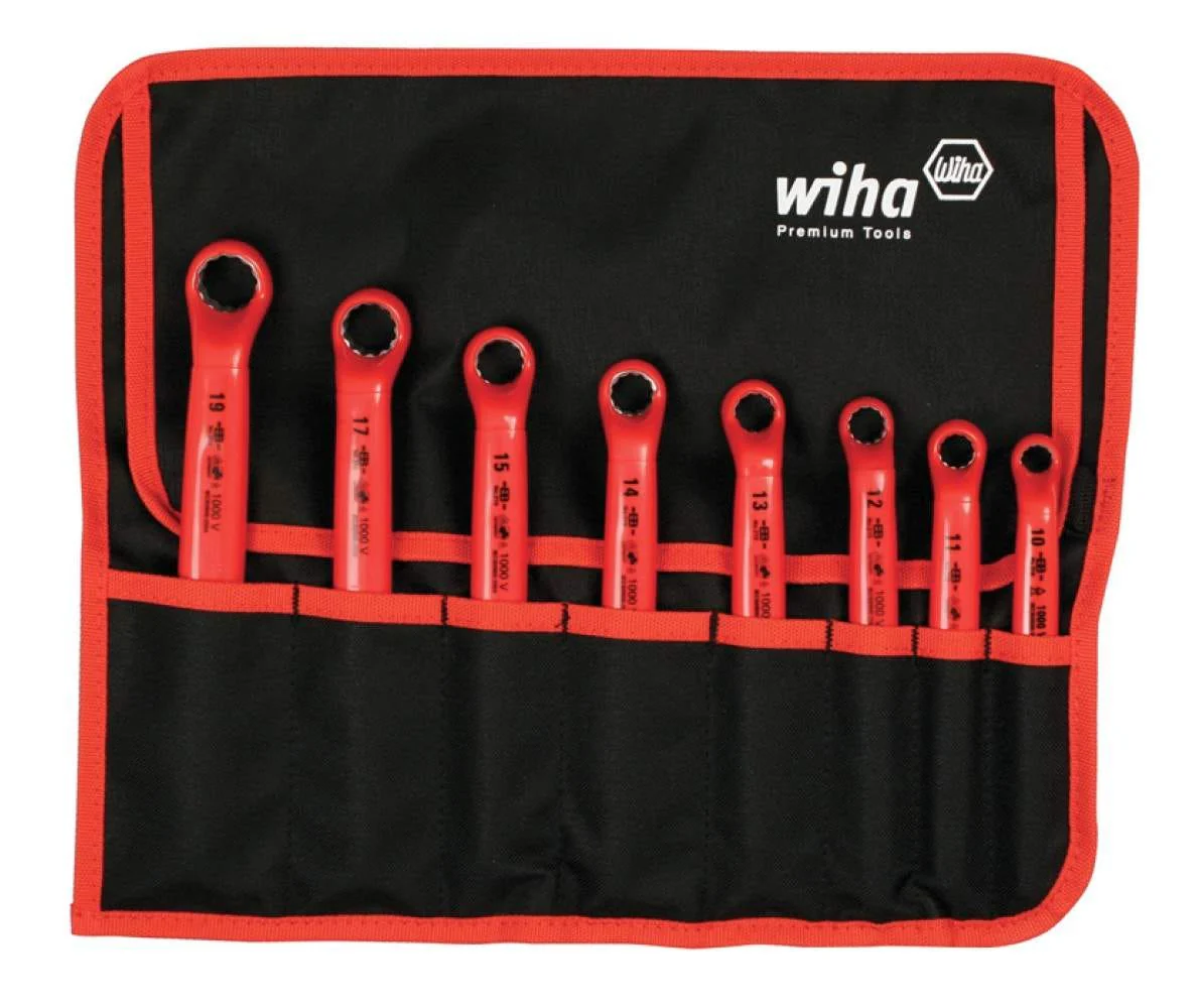 Wiha 21095 Insulated Deep Offset Wrench 8 Piece Metric Set - Image 1