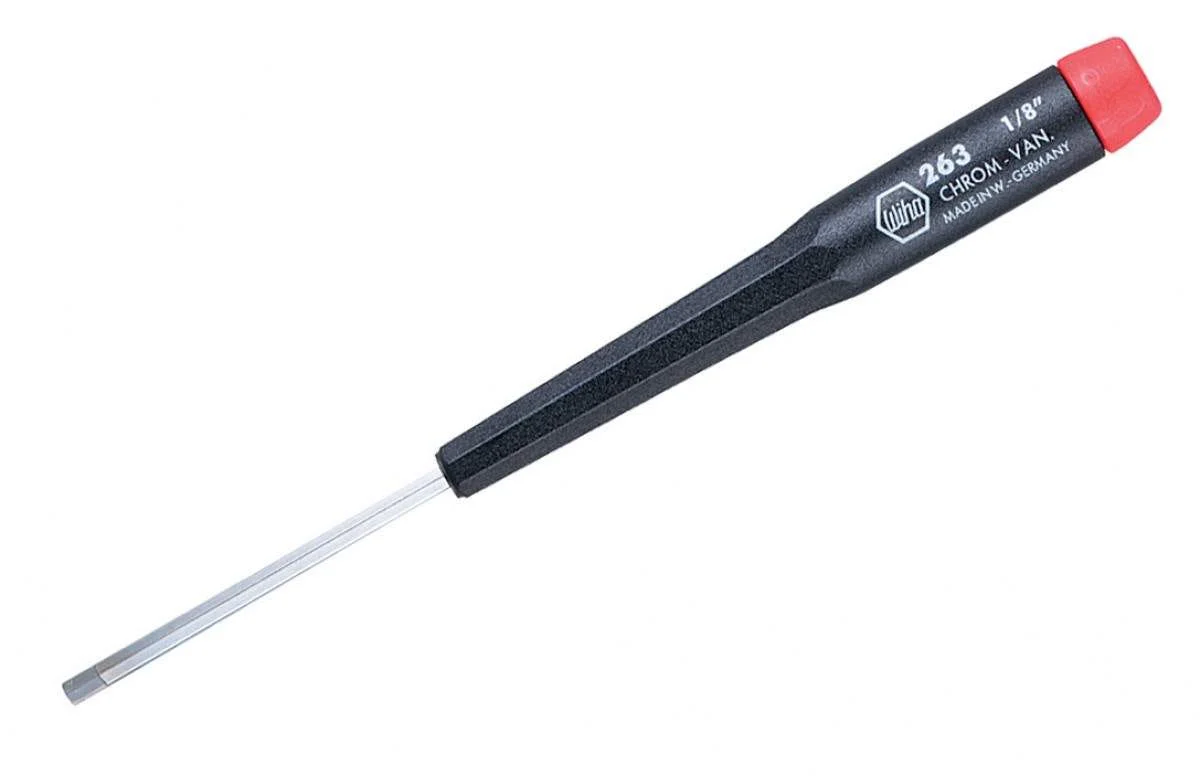Wiha 26323 Precision Hex Driver 3/32" x 60mm