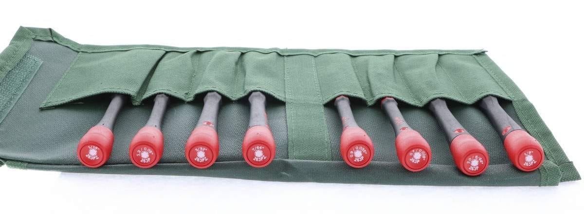 Wiha 26392 PicoFinish Precision Hex Inch Driver 8 Piece Set in Canvas Pouch - Image 3