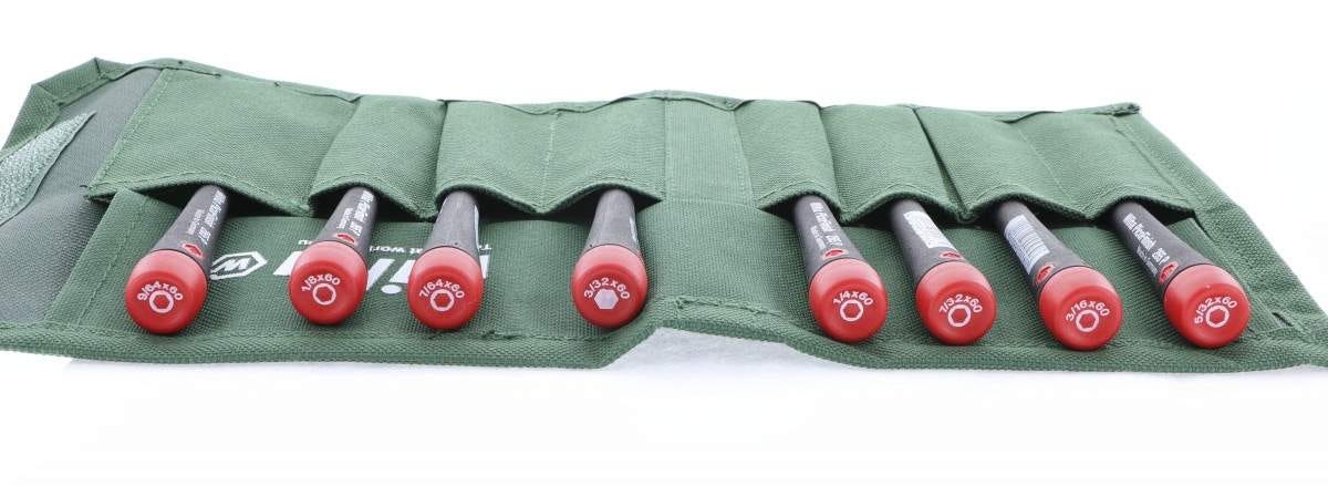 Wiha 26593 PicoFinish Precision Inch Nut Driver 8 Piece Set in Canvas Pouch - Image 3