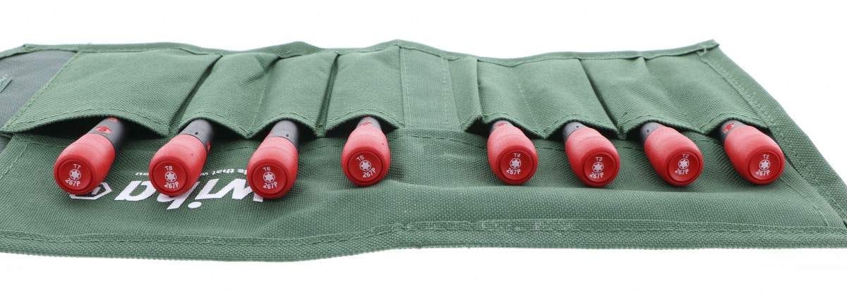 Wiha 26793 PicoFinish Precision Torx Screwdriver 8 Piece Set T1-T8 in Canvas Pouch - Image 3