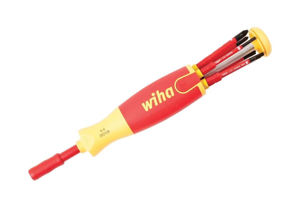 Wiha 28393 Insulated 6-in-1 Ultra Driver SlimLine Slotted and Phillips Set - Image 2