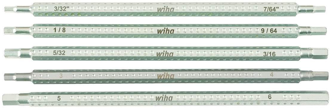 Wiha 28474 Hex Inch and Metric Drive-Loc 5 Blade Set - Image 1