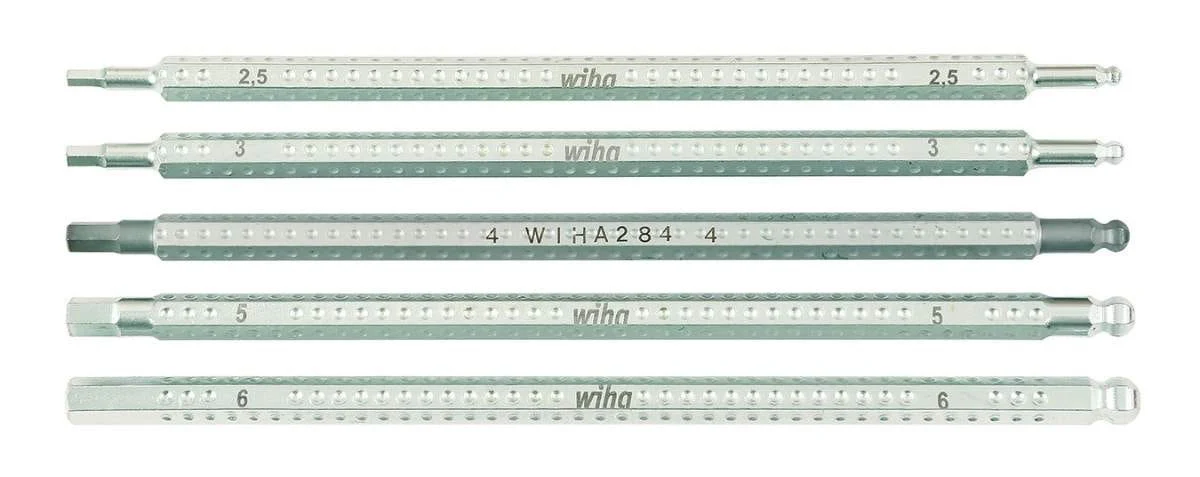 Wiha 28476 Hex Metric and Ball End Drive-Loc 5 Blade Set - Image 1