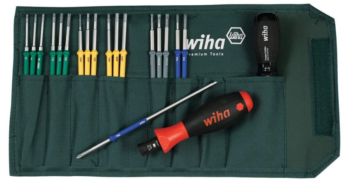 Wiha 28600 TorqueControl 10-50 Inch/lbs. 20 Piece Slotted/Phillips/Torx/Hex Blades - Image 1