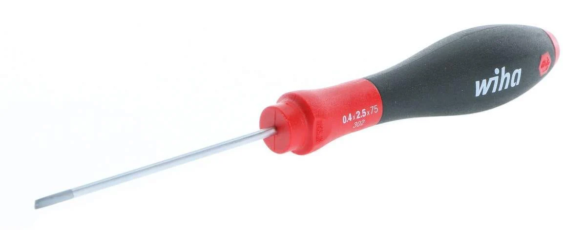 Wiha 30203 SoftFinish Slotted Driver 2.5 x 75mm - Image 1