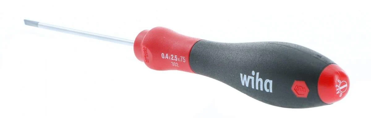 Wiha 30203 SoftFinish Slotted Driver 2.5 x 75mm - Image 2