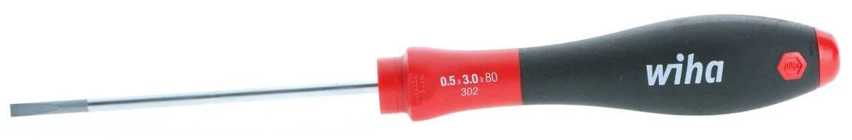Wiha 30204 SoftFinish Slotted Driver 3.0 x 80mm - Image 1