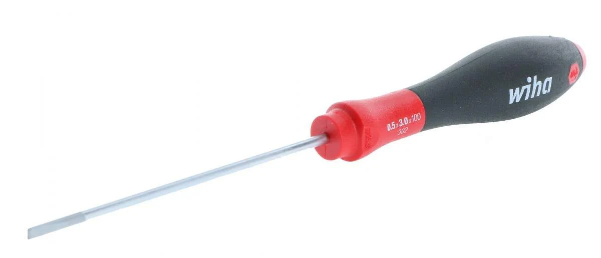 Wiha 30205 SoftFinish Slotted Driver 3.0 x 100mm - Image 1