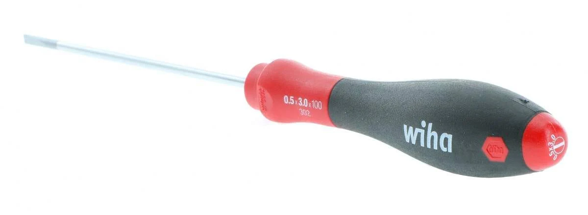 Wiha 30205 SoftFinish Slotted Driver 3.0 x 100mm - Image 2