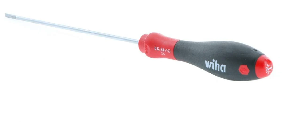 Wiha 30206 SoftFinish Slotted Driver 3.0 x 150mm - Image 2