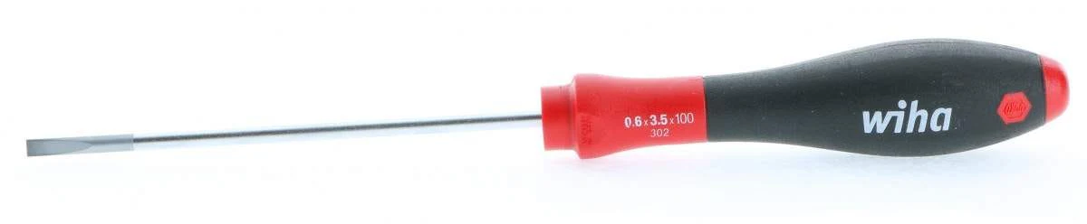 Wiha 30210 SoftFinish Slotted Driver 3.5 x 100mm - Image 1
