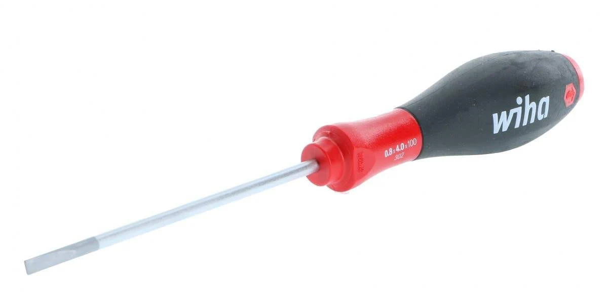 Wiha 30215 SoftFinish Slotted Driver 4.0 x 100mm - Image 1