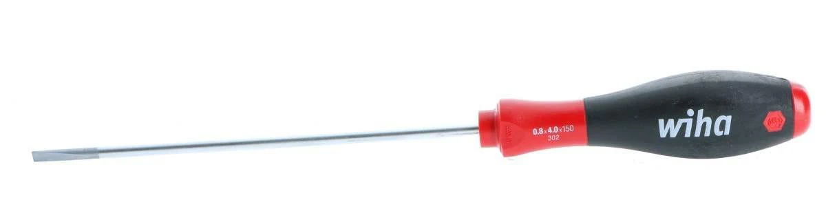 Wiha 30217 SoftFinish Slotted Driver 4.0 x 150mm - Image 1