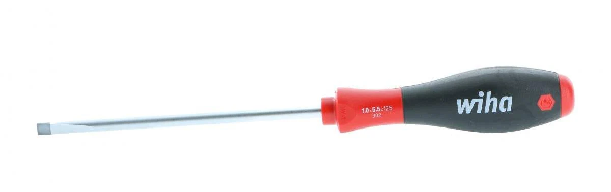 Wiha 30220 SoftFinish Slotted Driver 5.5 x 125mm - Image 1