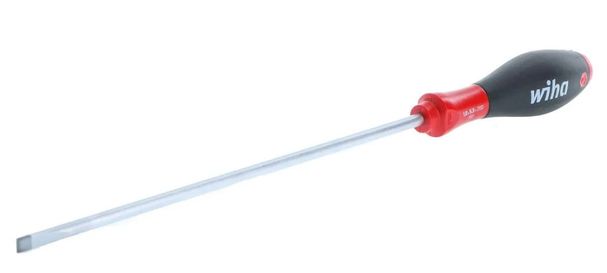 Wiha 30221 SoftFinish Slotted Driver 5.5 x 200mm - Image 1