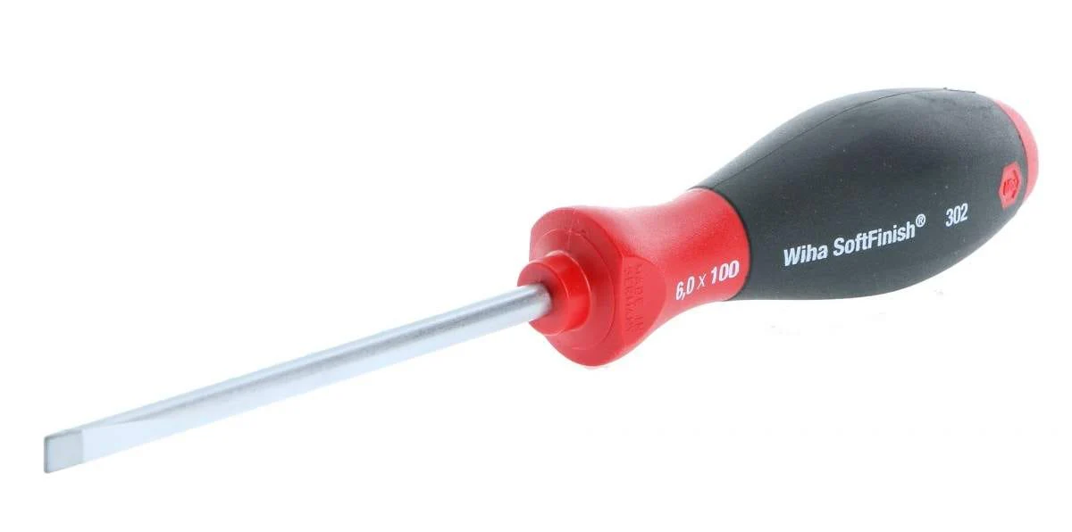 Wiha 30222 SoftFinish Slotted Driver 6.0 x 100mm - Image 3