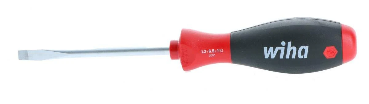 Wiha 30223 SoftFinish Slotted Driver 6.5 x 100mm - Image 1