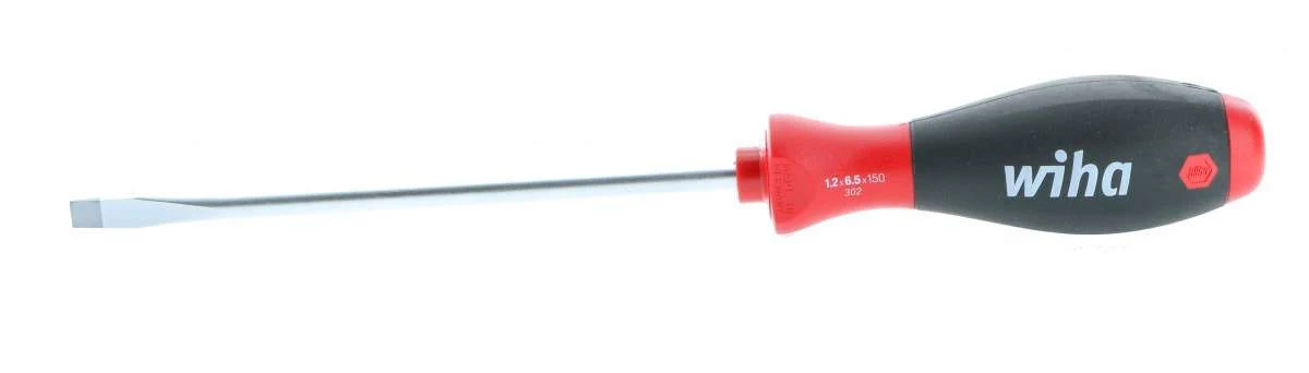 Wiha 30225 SoftFinish Slotted Driver 6.5 x 150mm - Image 1