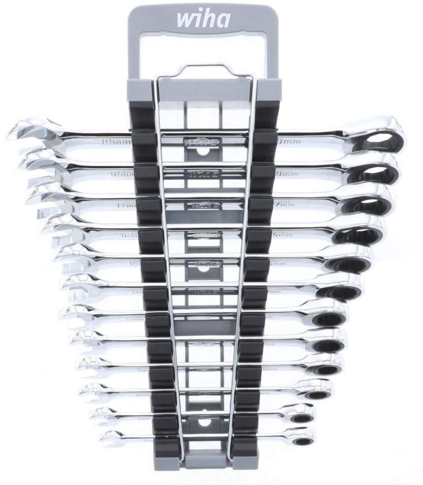 Wiha 30391 Combination Metric Ratchet Wrenches 12 Piece Set - Image 3