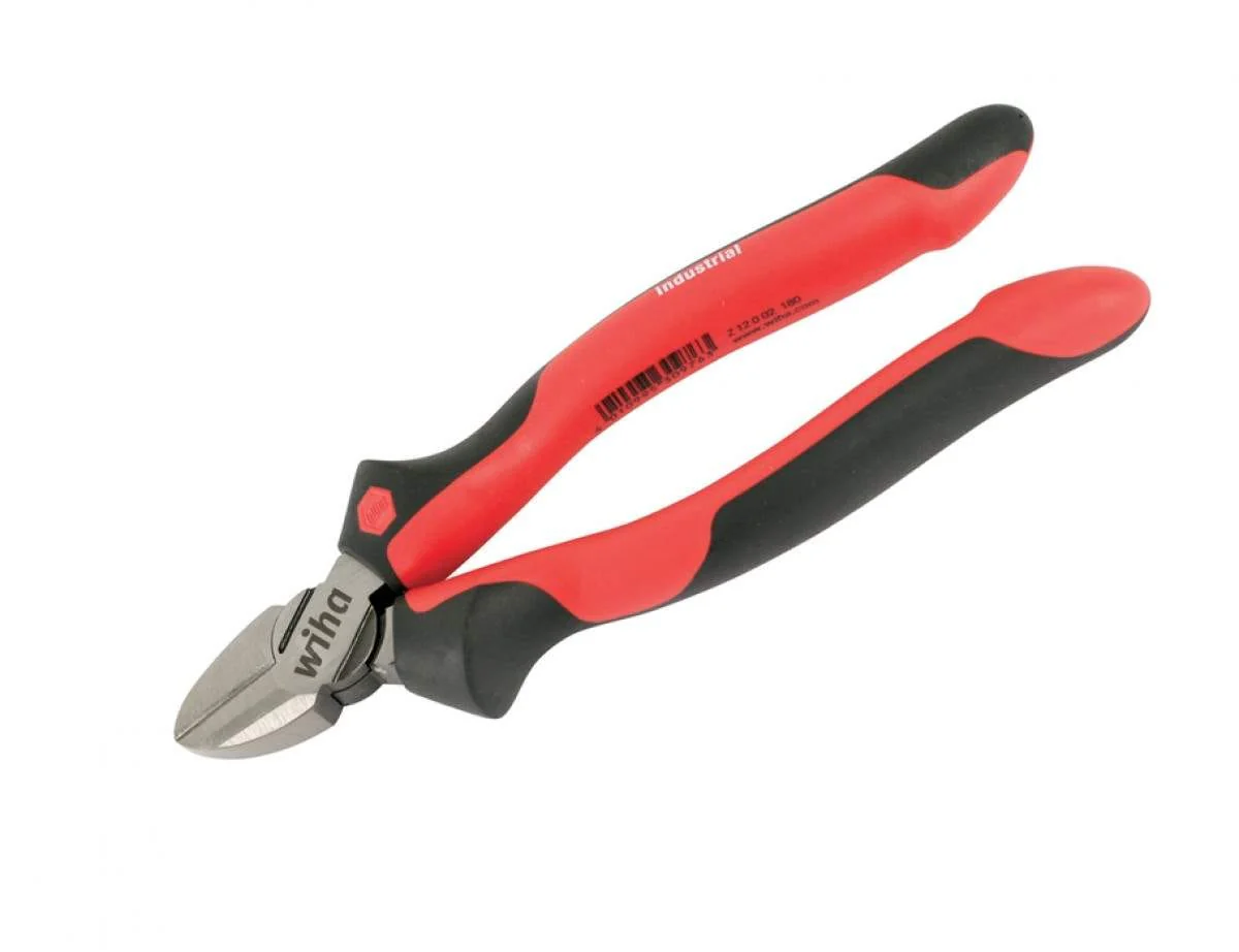 Wiha 30923 Ergo Soft Grip Ind Diag Cutters 5.5" - Image 1