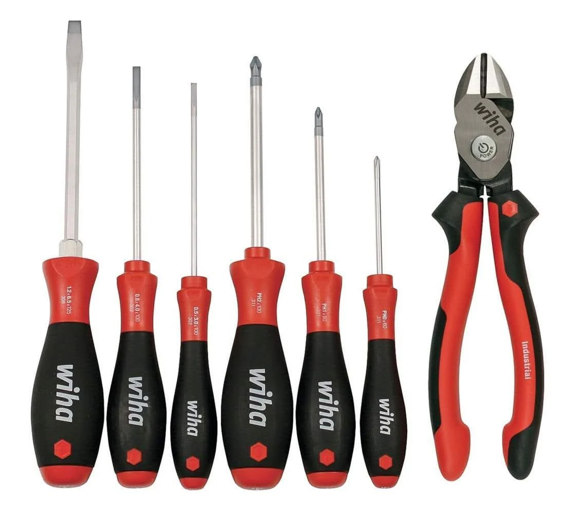 Veto Pro Pac Mid-Sized Full Featured Tool Pouch with Wiha 7-Piece Industrial SoftFinish BiCut Compound Cutter & Screwdriver Set - Image 3