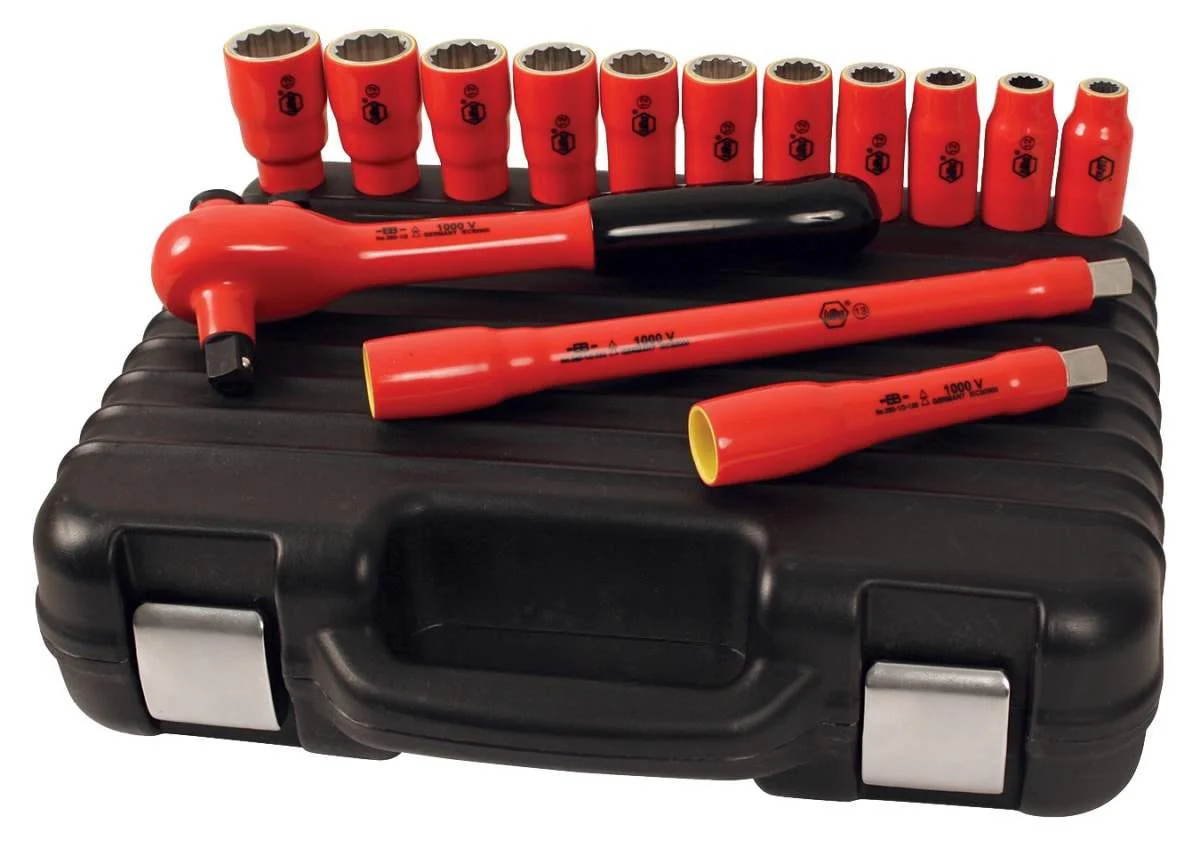 Wiha 31694 Insulated 1/2" Drive Socket 14-Piece Set Metric - Image 3