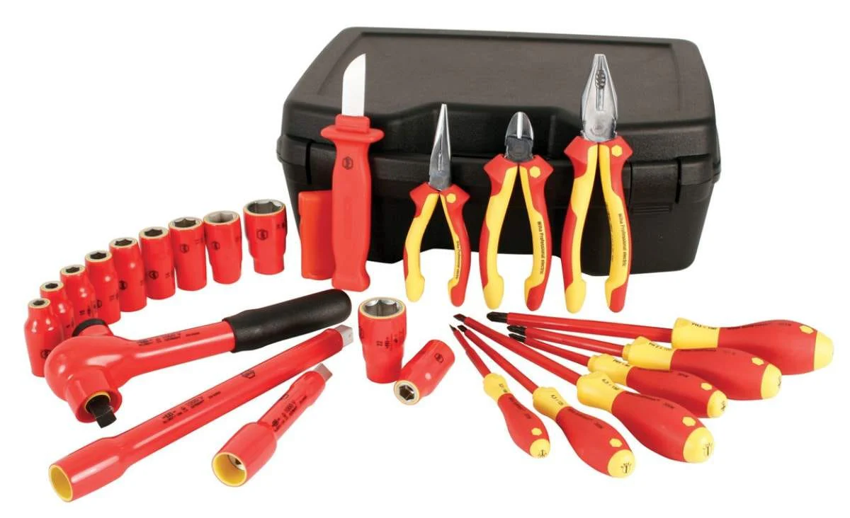 Wiha 31790 Insulated Set With 1/2" Drive Sockets 3/8" to 1" 24 Pieces - Image 1