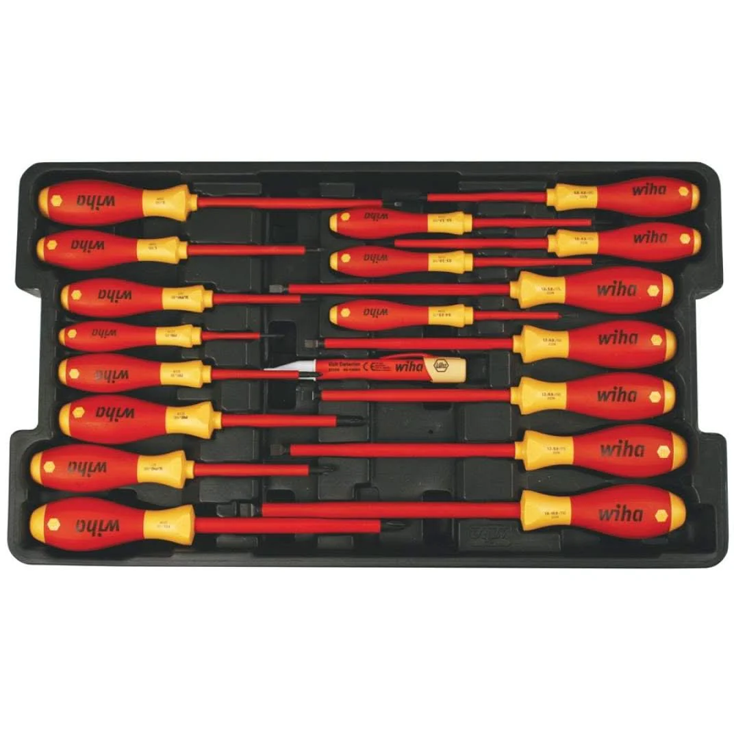 Wiha 32095 Insulated Screwdrivers in Tray 19 Piece Set - Image 1