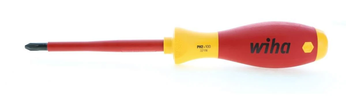Wiha 32102 Insulated Phillips Screwdriver 2 x 100mm - Image 1