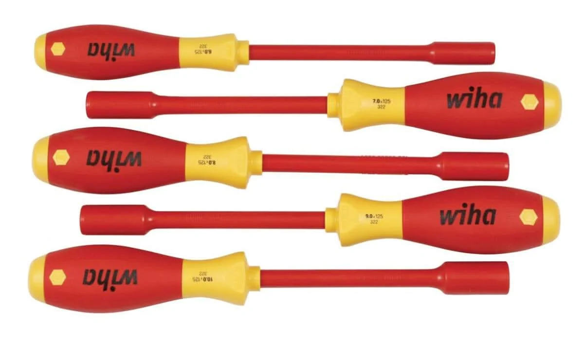 Wiha 32291 Insulated Nut Driver 5 Piece Metric Set - Image 2