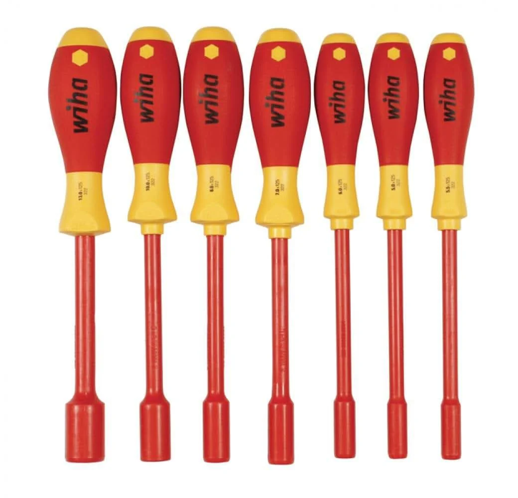 Wiha 32293 Insulated Nut Driver 7 Piece Metric Set - Image 2