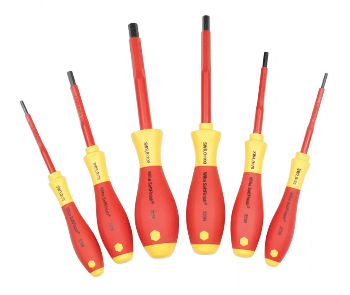 Wiha 32366 Insulated Hex Metric Screwdriver 6 Piece Set - Image 2