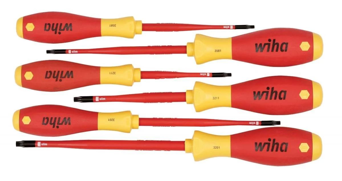 Wiha 32596 Insulated SoftFinish SlimLine Security Torx Screwdriver 6-Piece  Set - Image 2
