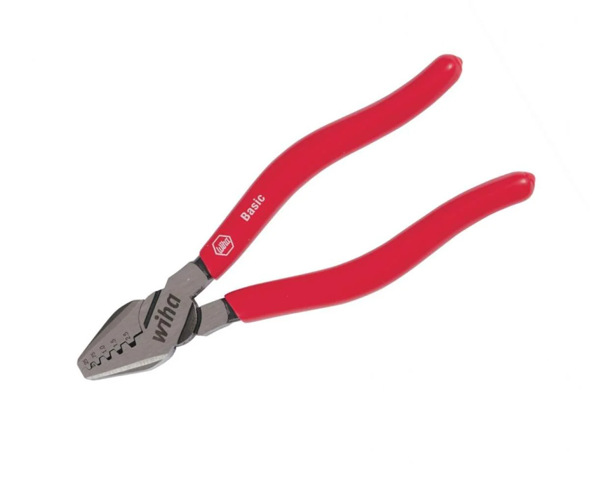 Wiha 32604 Soft Grip Crimping Pliers 5.75" - Image 1