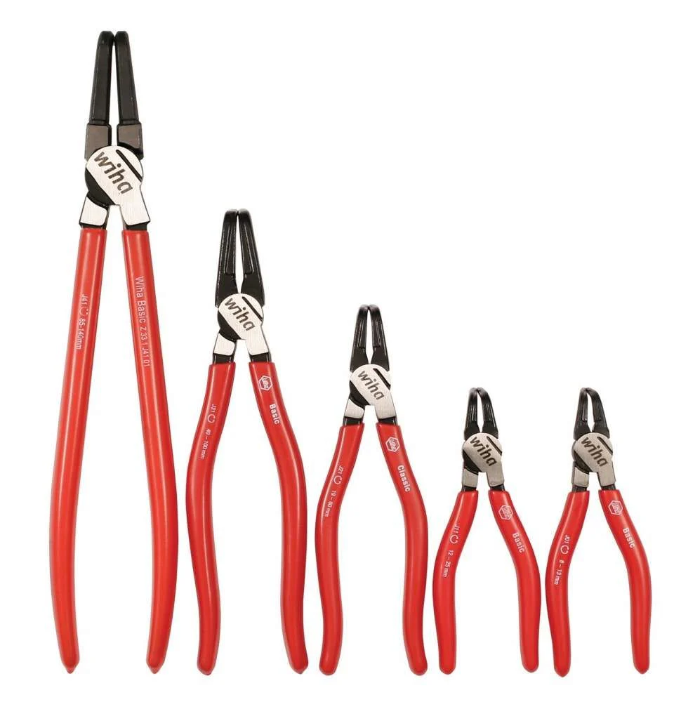 Wiha 32627 90&deg; Angle Internal Ring Pliers 5 Piece Set - Image 2