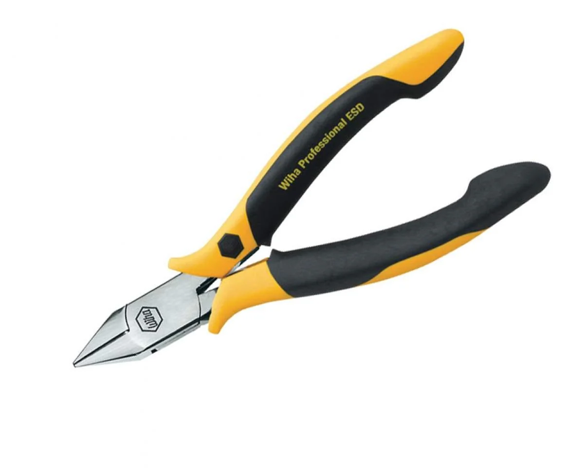 Wiha 32705 ESD Safe Precision Small Tapered Head Flush Cutters - Image 1