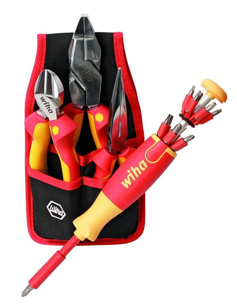 Wiha 32886 Insulated Chrome Finish Pliers Cutters and Pop-Up Set - Image 2